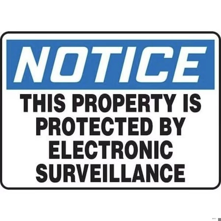 Accuform HIGH VOLTAGE AND HAZARD SIGN 10 in  X MELC535XP